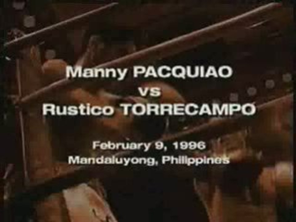 manny Pacquiao vs Rustico Torrecampo