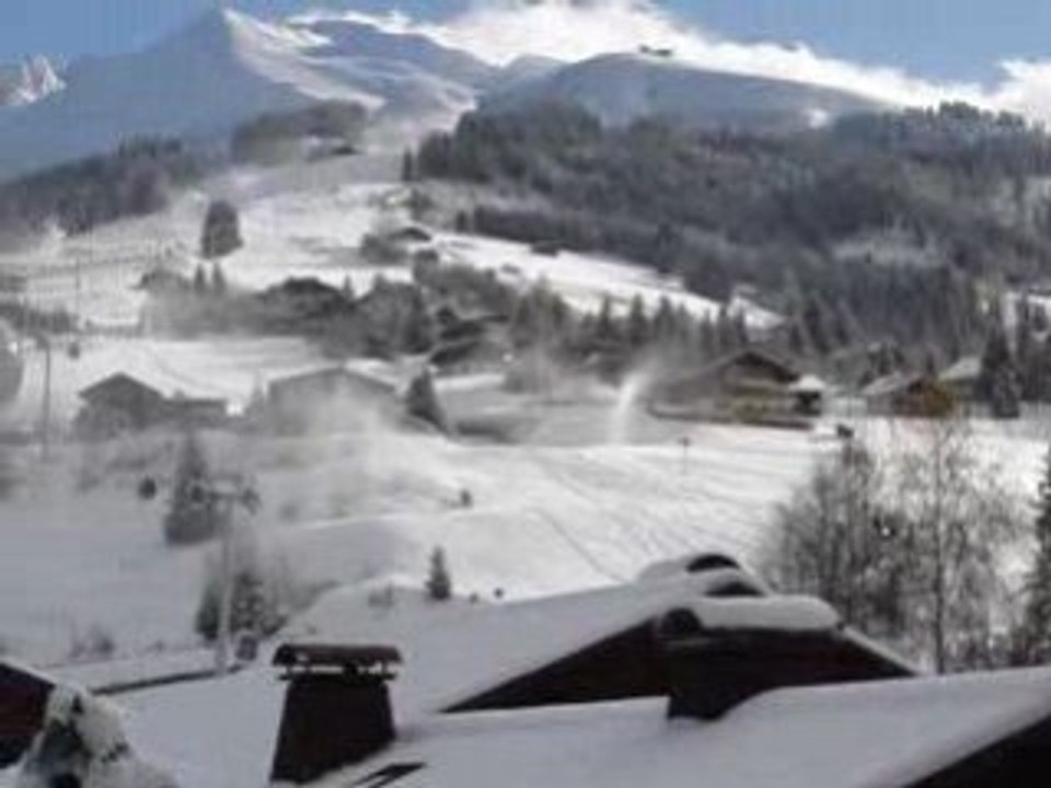 Neige à La Clusaz