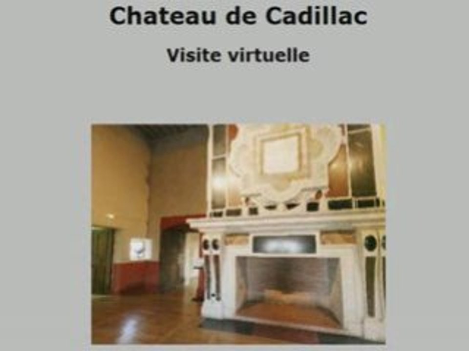 Réalisation visite virtuelle du château de Cadillac
