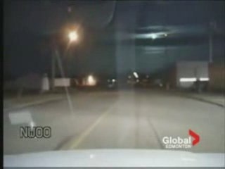 Chute de météorite à Edmonton au Canada