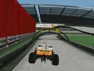 Trackmania, small run, tech map