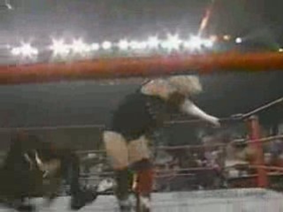 Raven and Low Ki vs Sandman   and Steve Corino