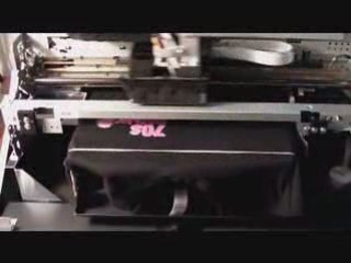 Impression directe sur textile foncé