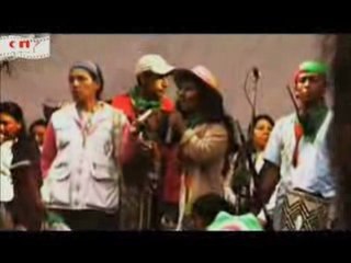 Colombie la Minga à Bogota