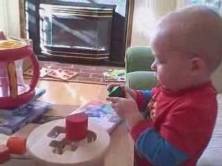 Garrison playing with his shape sorter - Nov. '08