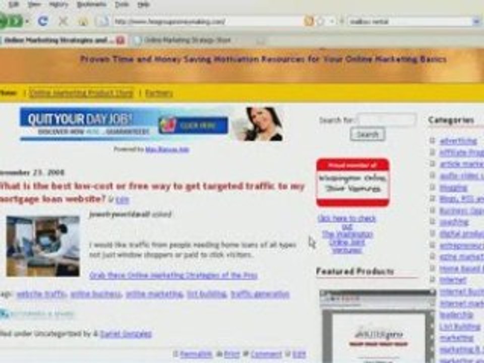 Online Marketing Strategies Get Targeted Website Traffic