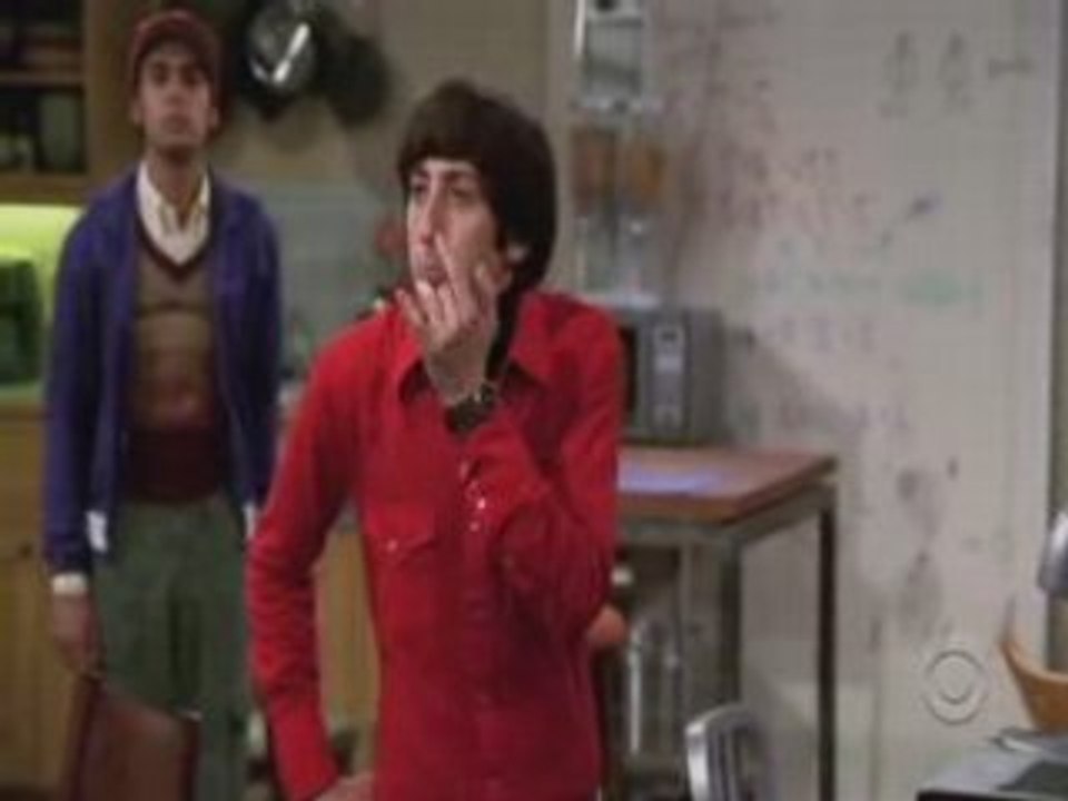 Big Bang Theory - Pilot - Wolowitz Hawking Voice