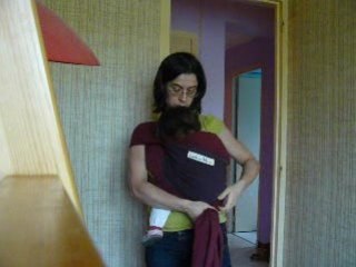 kangourou enveloppé écharpe stretch