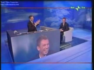 Antonio Cassano ospite di 'Che tempo che fa'