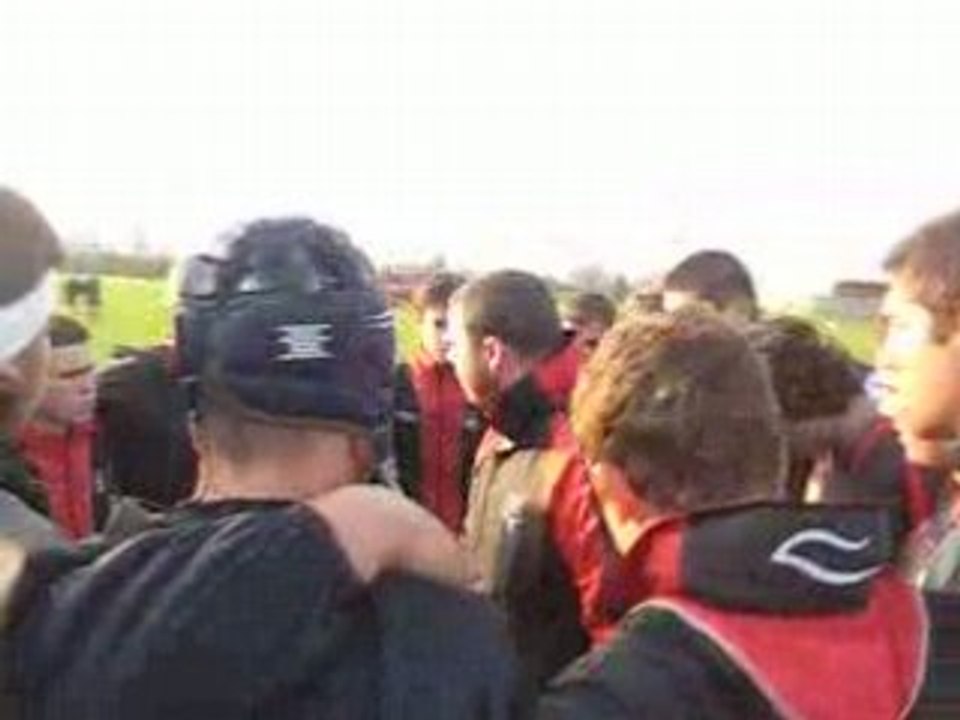 discours entraineur romans lou cadets