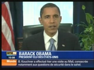 Le Plan De Relance De BARACK OBAMA au 23 11 08