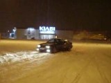 drift bmw sur neige