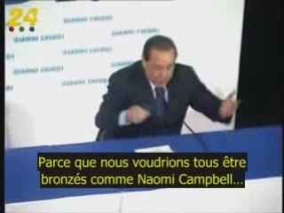 "Obama bronzé" : Berlusconi récidive (VOSTF)