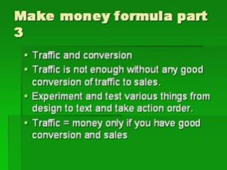 Make money formula - Make money online simpler