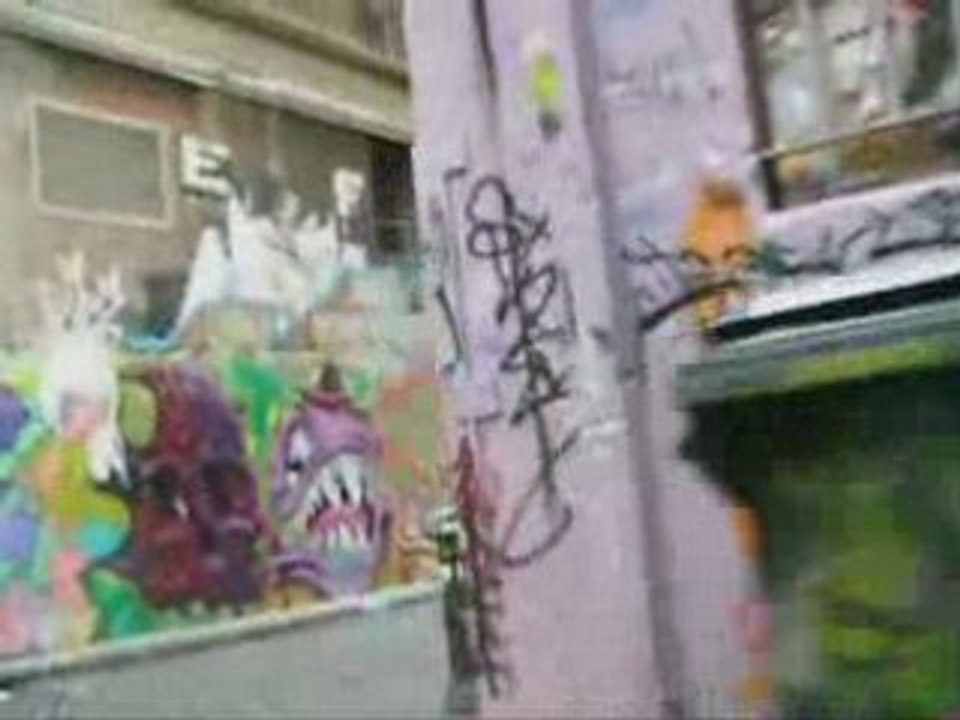 In the city (Melbourne)