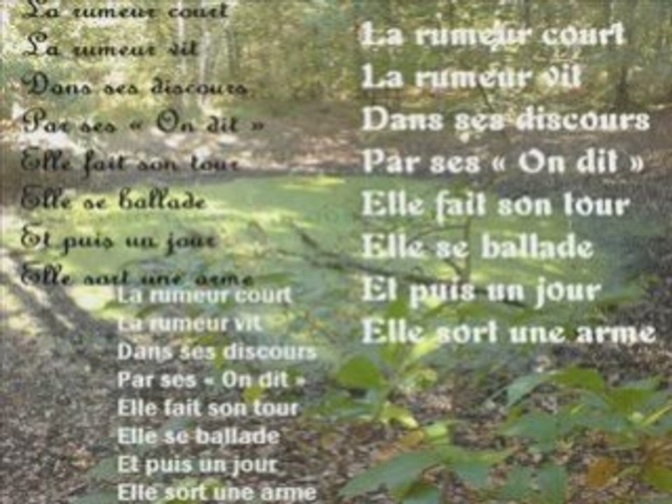 LA RUMEUR