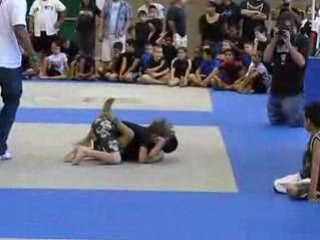 Team Graciefighter Kid Cyrus at the 2008 Gracie Open...