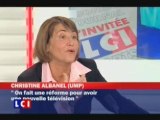 Albanel prend l'ORTF comme exemple d'audace pour la télé