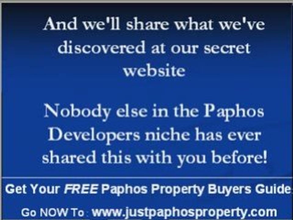 Paphos Estate Agents