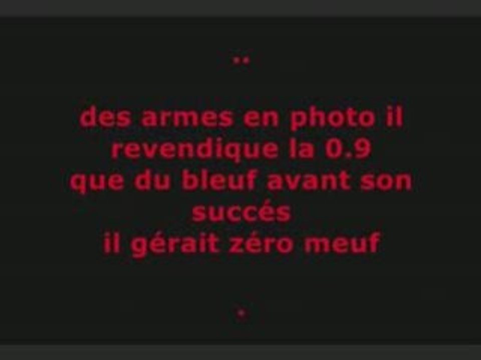 Booba Clashée PAR ROHFF CODE DE l'HORREUR EXCLU 2008