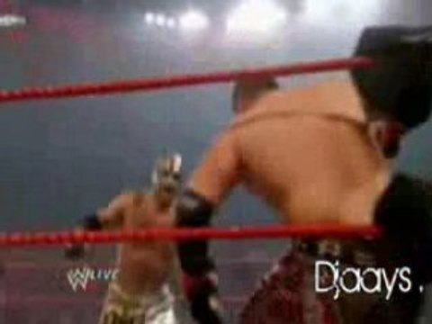 HBK & Rey Mysterio vs John Morrison & The Miz 11/24/08