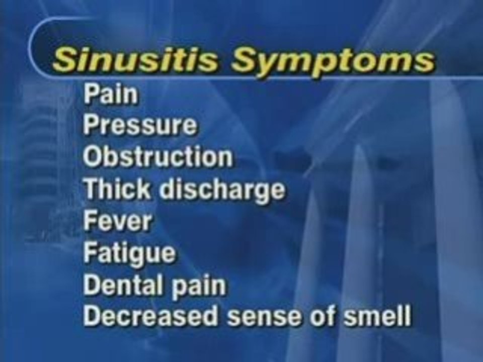 Sinus Problems (Part 1)