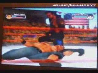 WWE SVR09 Wii - Undertaker vs John Cena (ONLINE)