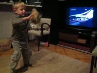 dancing to The Lion King