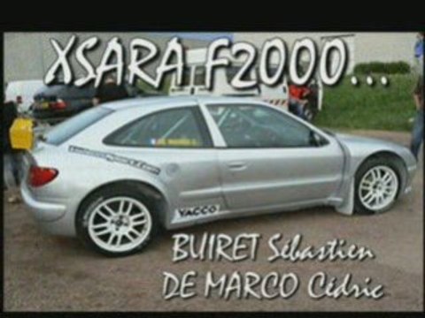 XSARA MAXI camera embarqué, Buiret-DeMarco rallye mouzon2008