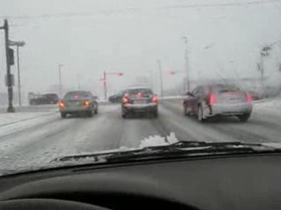 Première tempête de neige de l'hiver (2)