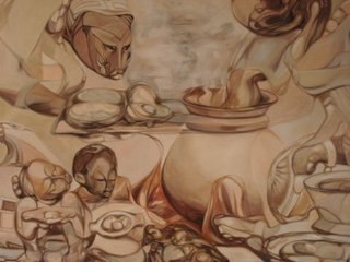 Exposition de Pascal Kenfack à la Galerie ANIBWE