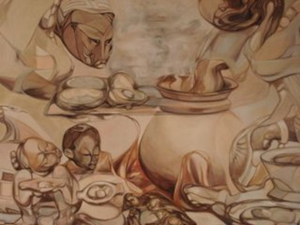 Exposition de Pascal Kenfack à la Galerie ANIBWE