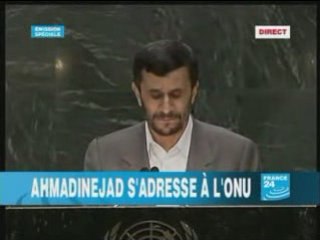 A VOIR Ahmadinejad President D IRAN parle normal à l'onu.1.2