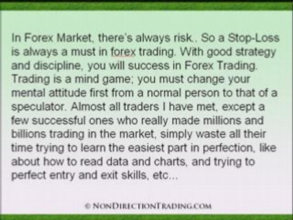 In The World of FOREX Trading