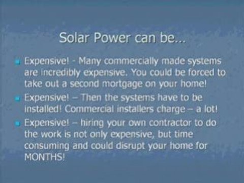 EZ weekend project, DIY solar panels - Save Solar Power Cost