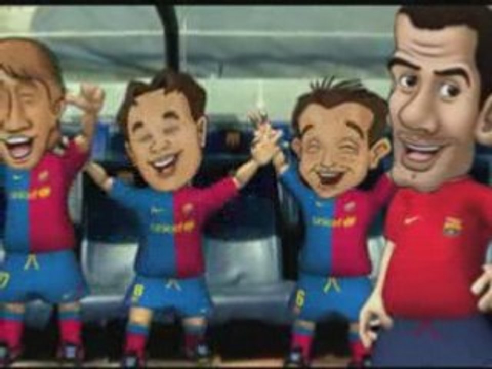 Dani alves Barca Cartoon