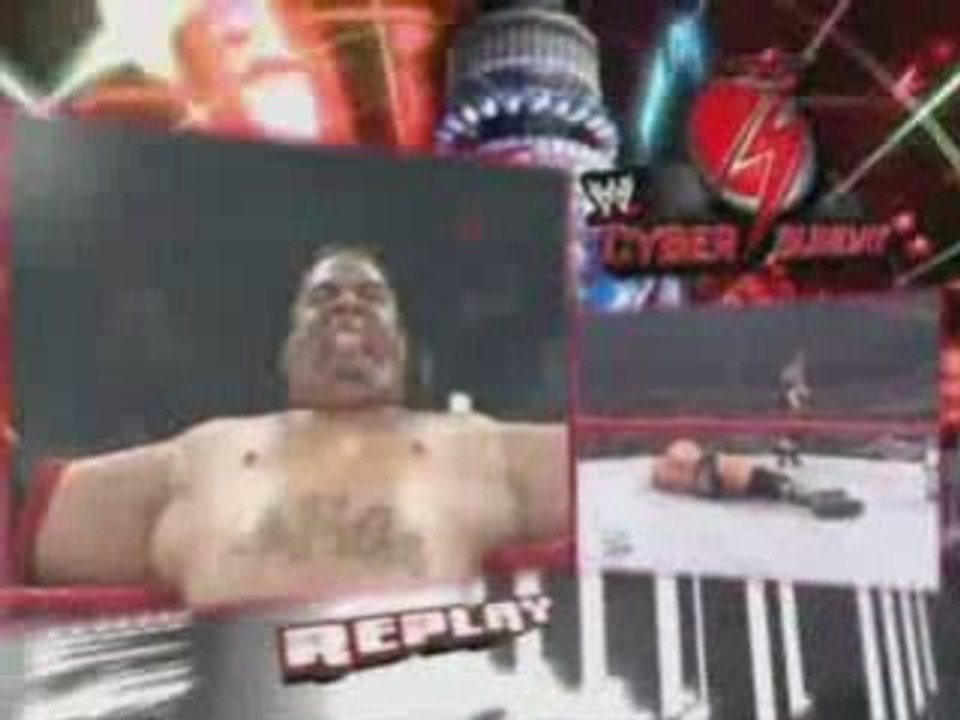 Triple H Vs Umaga Street Fight Cyber Sunday 2007 Part 2