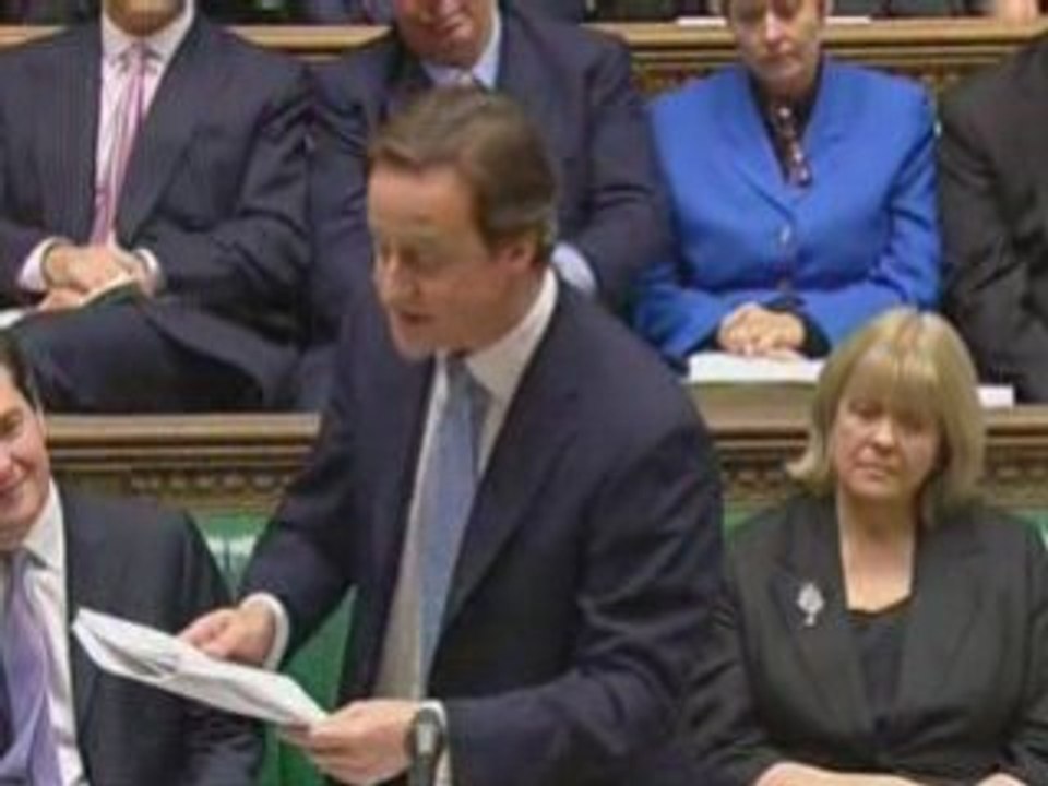 Cameron attacks Brown over future VAT rises