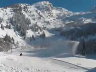 Enneigement sur Balme et les Confins fin novembre 2008