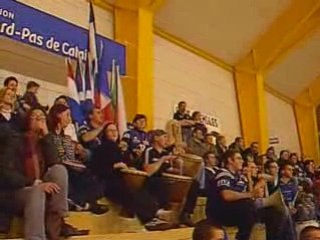 Les supporteurs du Cambrai volley donnent de la voix