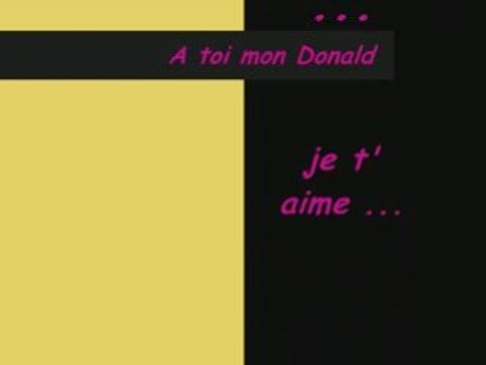 Je t'aime