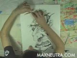 Street Splatter Artist | Live Splatter Artist Max Neutra