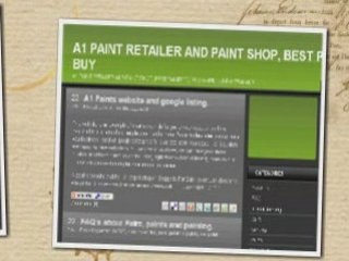 A1 Paint shop and paint store has the best paints.