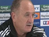 Réaction de Luiz Felipe Scolari après Bordeaux-Chelsea