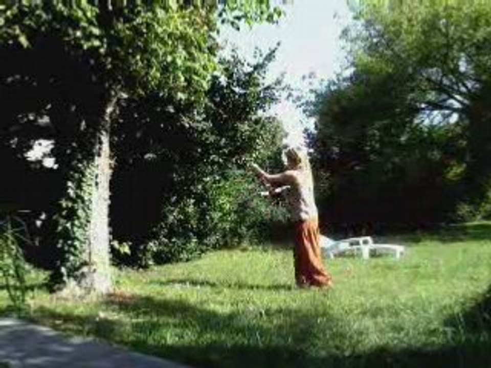 Petite session de Bolas au jardin