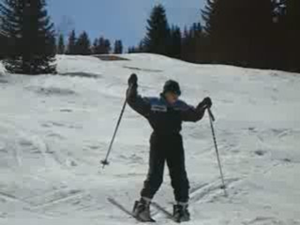 Benoit au sport d'hiver part 1