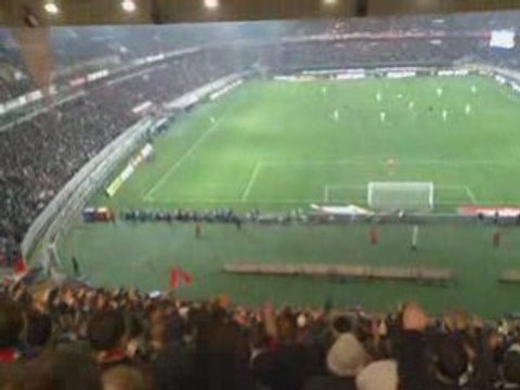 PSG - LYON 22/11/08 ECHANGE BOULOGNE - AUTEUIL ALLEZ PARIS