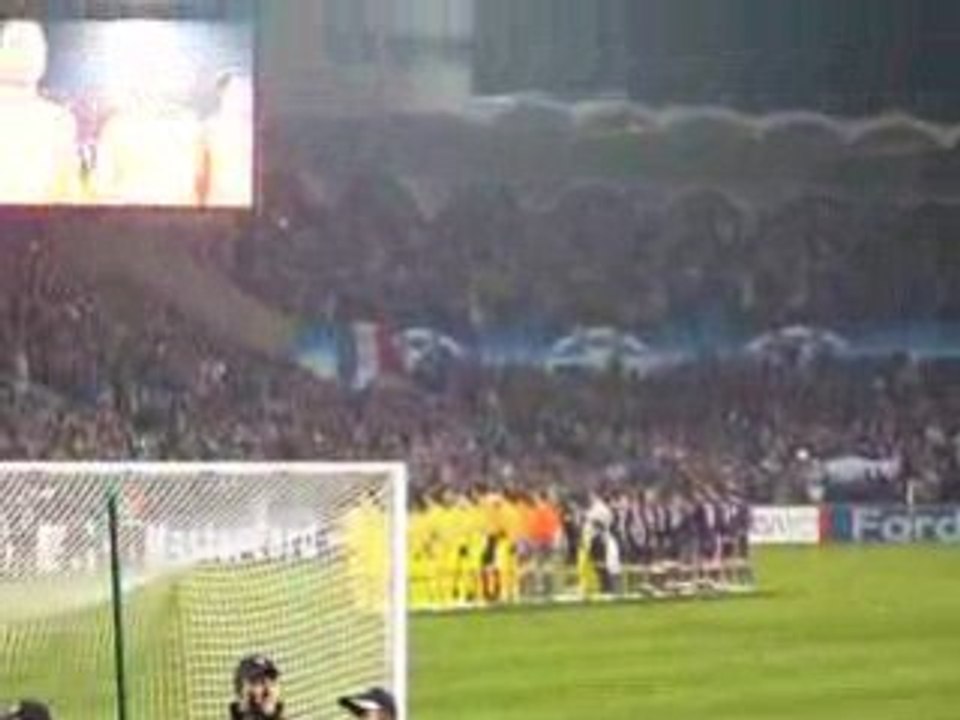 Bordeaux-Chelsea entrée des joueurs