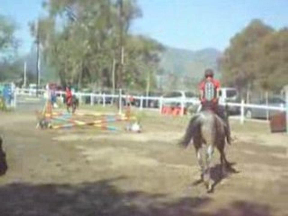 Marie et prune tour d'honneur CSO / CORSE