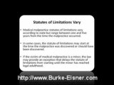 Medical Malpractice Attorney - Statute of LImitations